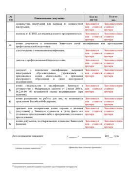 Образец заполнения заявления в НРС строителей. Страница 6 Урюпинск Специалисты для СРО НРС - внесение и предоставление готовых